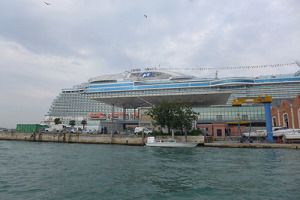 cruise ship in Venice