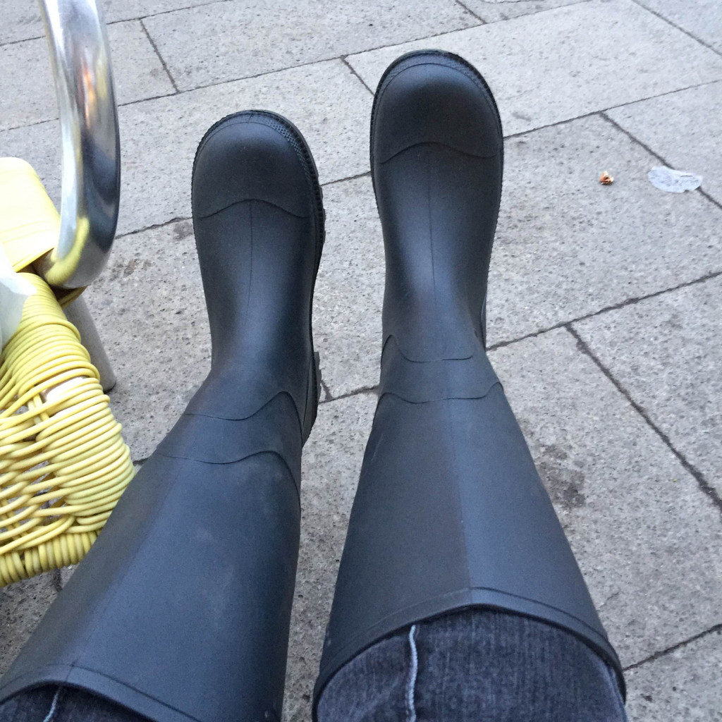 boots for high water in Venice, Acqua Alta, San Marco Square